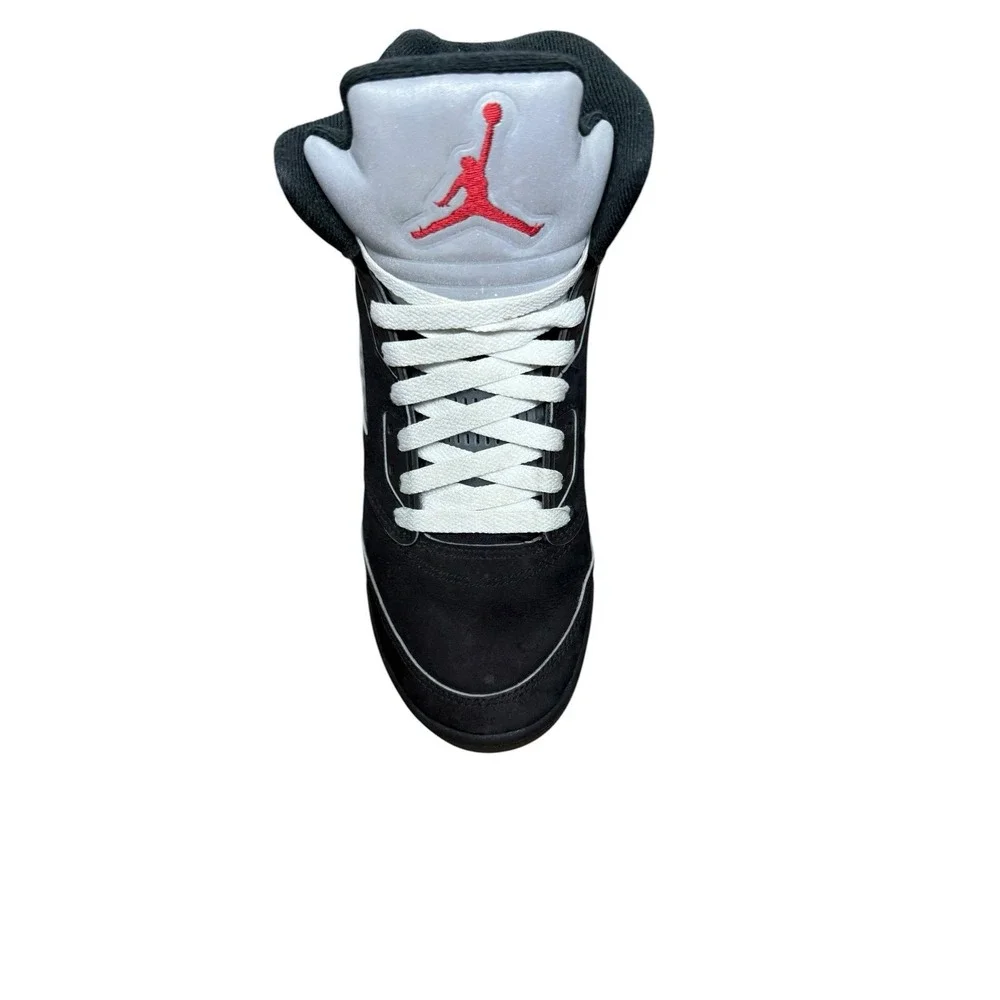 Nike Air Jordan 5 Retro OG Black Metallic Size 6.5Y (8 W) 2025 GS Reimagined